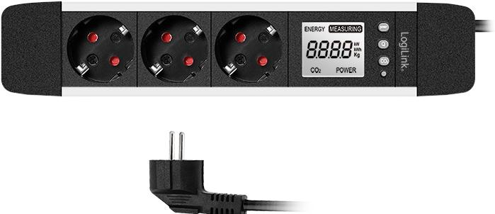 Produktbild LogiLink Prüfen (3 x, CEE 7/3, 1.40 m)
