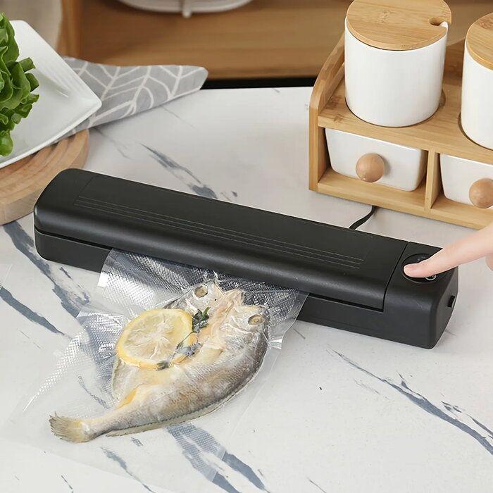 Ivy Vacuum dishes VCM1 Vacuum Sealer Machine for Food Storage with LED Display Black, Macchina per sottovuoto, Nero