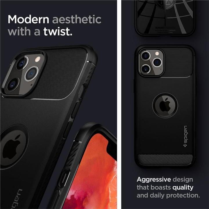 Actual product image Spigen Rugged Armor (Apple iPhone 12 Pro, Apple iPhone 12)