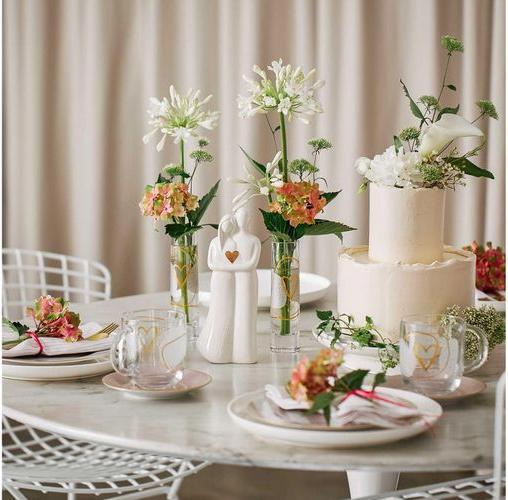 Image du produit Leonardo Vase Emozione coeur 17 cm, or/transparent (1 x, Ø 4,5 cm, 0.13 l)