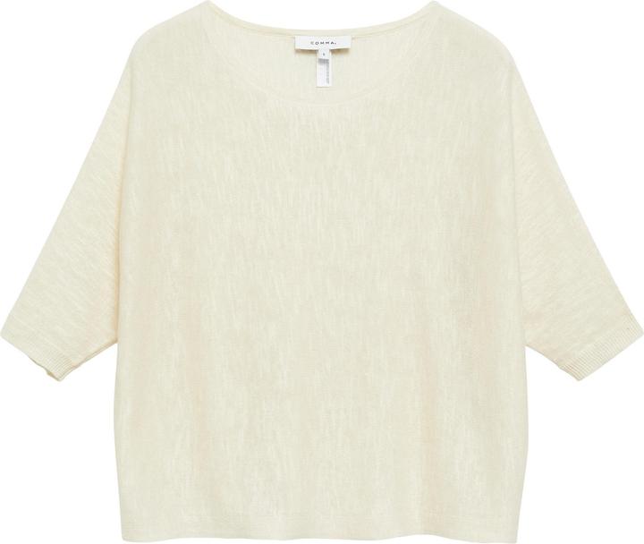 Image du produit Comma Lässiger Leinen-Mix-Pullover in Feinstrick (S)