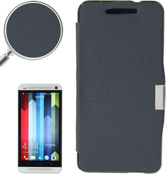 Actual product image König Design Mobile phone case for HTC One / M7 blue brushed (OnePlus X)