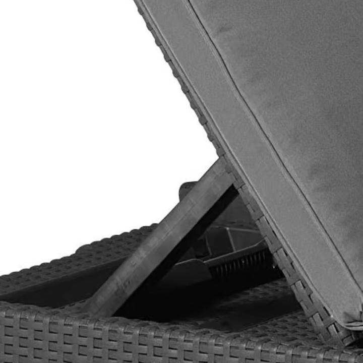 Image du produit Allibert Sonnenliege Daytona anthrazit - Rattanoptik (195 cm)