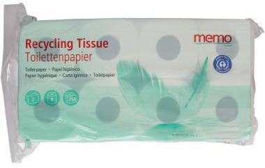 Actual product image Memo Paris MEMO toilet paper recycled 2-ply | 250 sheets (8 x)
