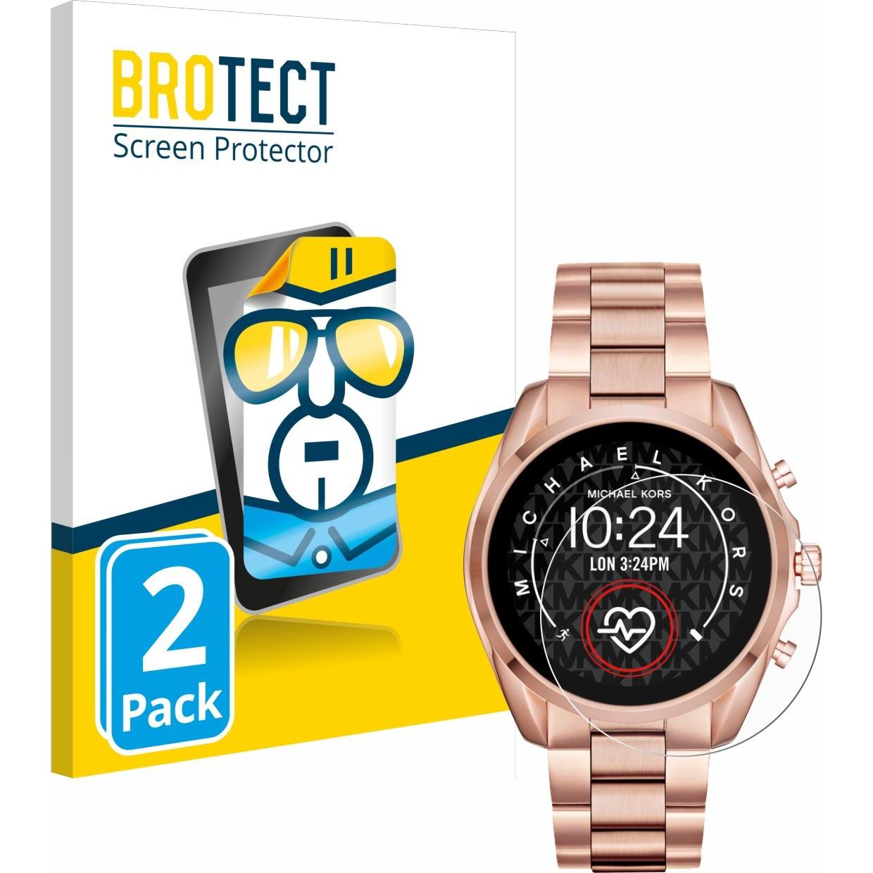 BROTECT Schutzfolie Displayschutz Klar, Smartwatch Schutzfolie, Transparent
