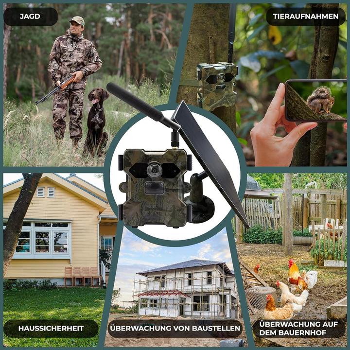 Produktbild Technaxx TX-189 -Überwachungskamera zur Wildbeobachtung inkl. Solarpanel