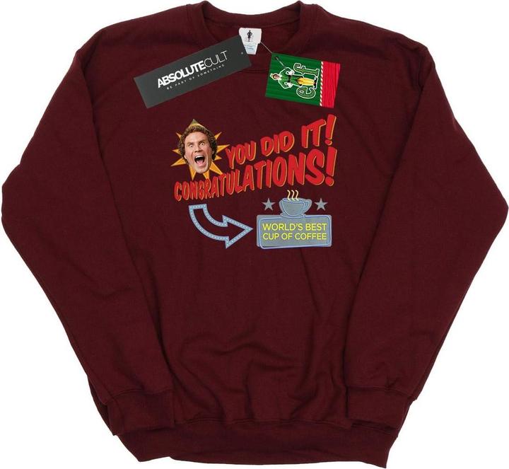 Immagine prodotto Elf World's Best Coffee Felpa Uomo (S)