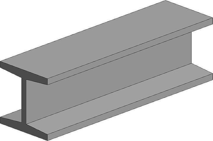 Aztek 35cm H-profile, opaque P-Styrene 2.0mm (4 pcs)