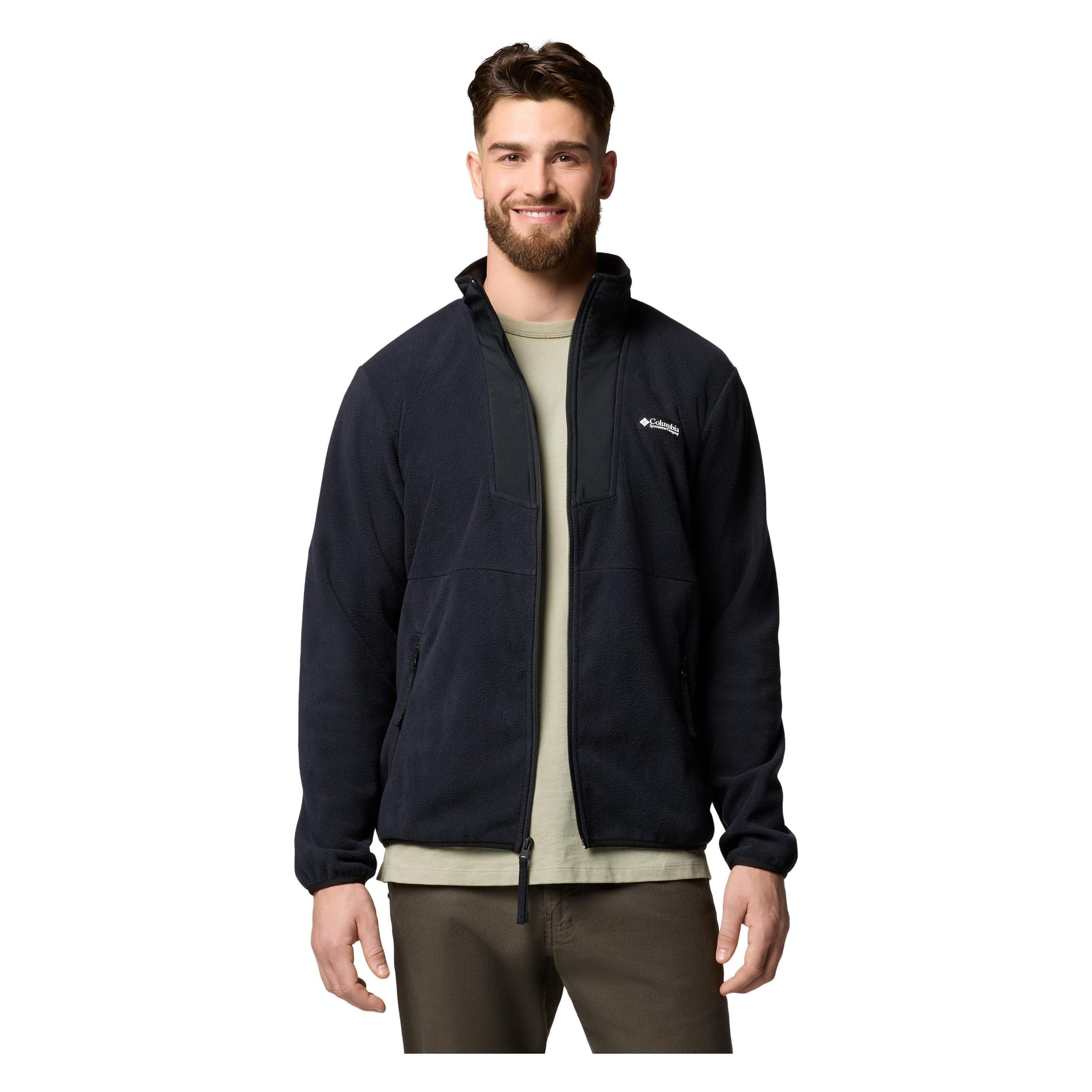 Columbia, Mannen, Outdoor Jassen, Sequoia Grove™ Full Zip Fleece (S), Zwart, S
