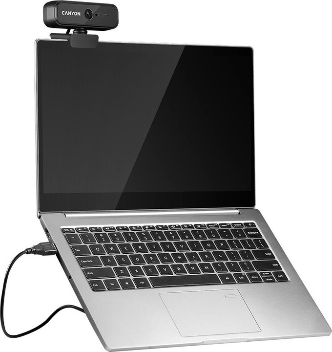 Produktbild Canyon C2N 1080P full HD 2.0Mega fixed focus webcam with USB2.0 connector, 360 degree rotary view sc (2 Mpx)