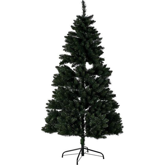 DKD Home Decor, Weihnachtsbaum, Weihnachtsbaum grün PVC Kunststoff 150 x 150 x 210 cm (210 cm)