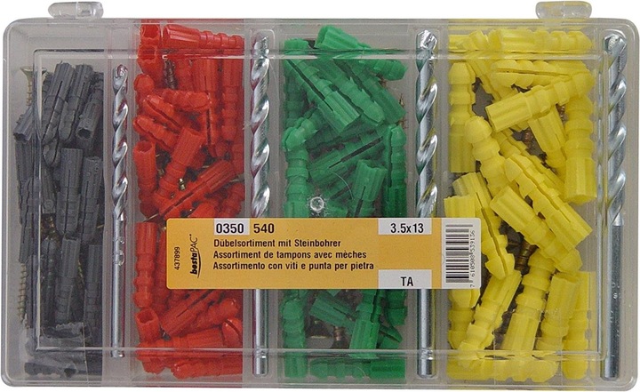Actual product image BestaPac Dowel assortment (158 pcs.)