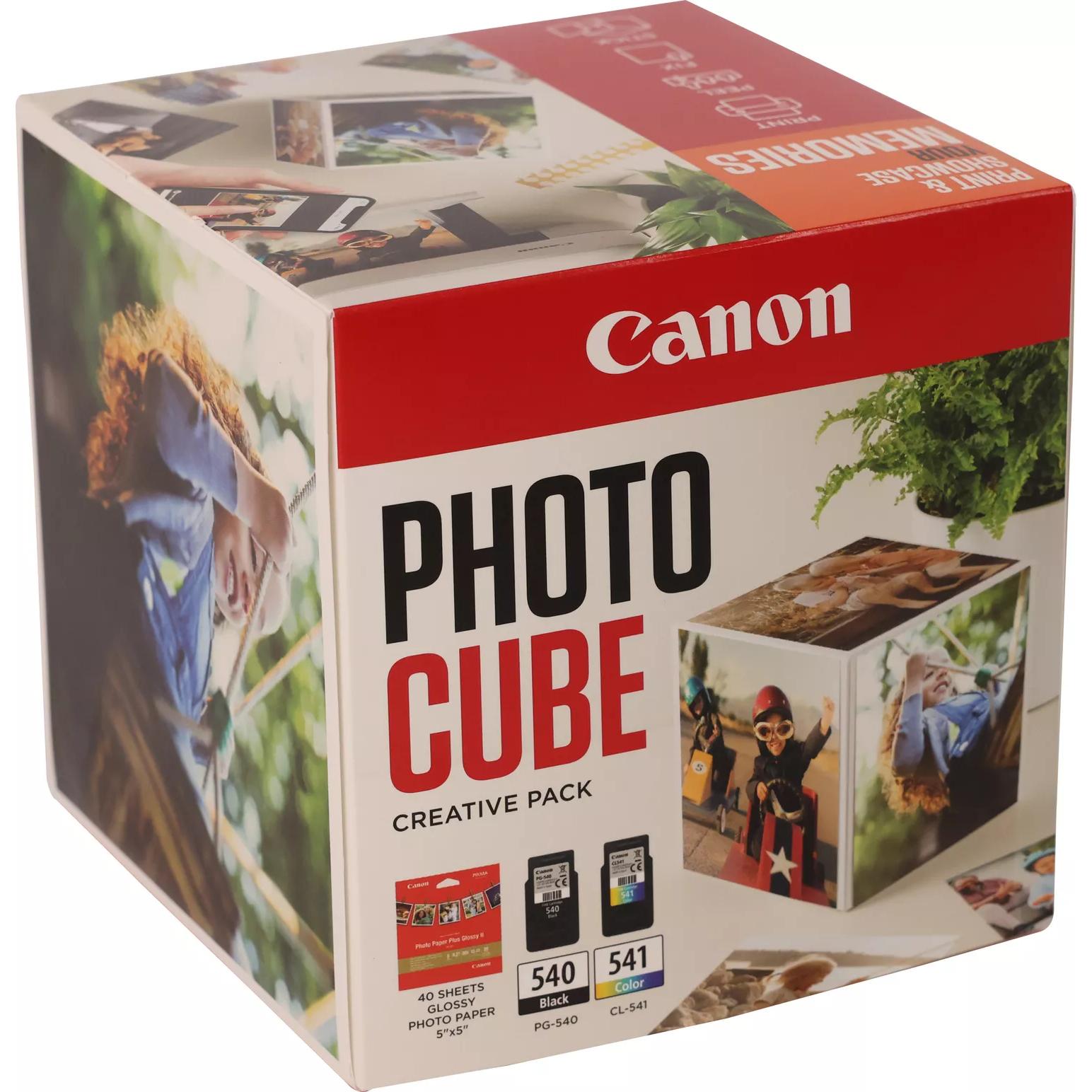 Canon, Druckerpatrone, Ink/5x5 Phot Paper PP-201 40sheets+BK (M, BK, C, Y)