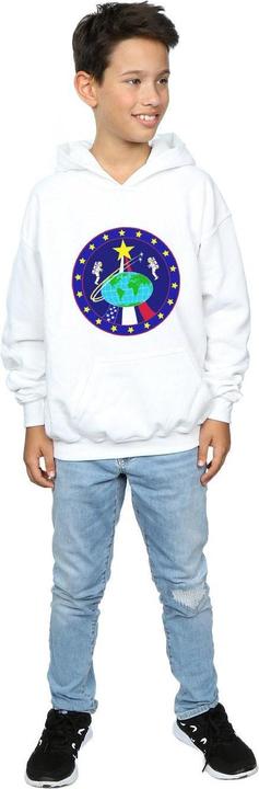 Immagine prodotto Nasa Classic Globe Astronauts Felpa con Cappuccio Ragazzi (128)