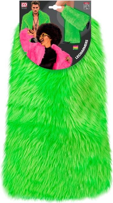 Produktbild Widmann Neon Grüne Plüsch Beinstulpen