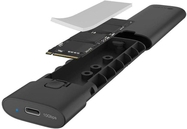 Produktbild Icy Box Spade Case 1806 – M.2 NVMe SSD Gehäuse USB-C 10Gbps (M.2)