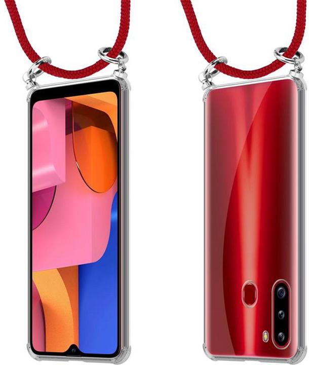Produktbild Cadorabo TPU Handy Kette SILBER Cover