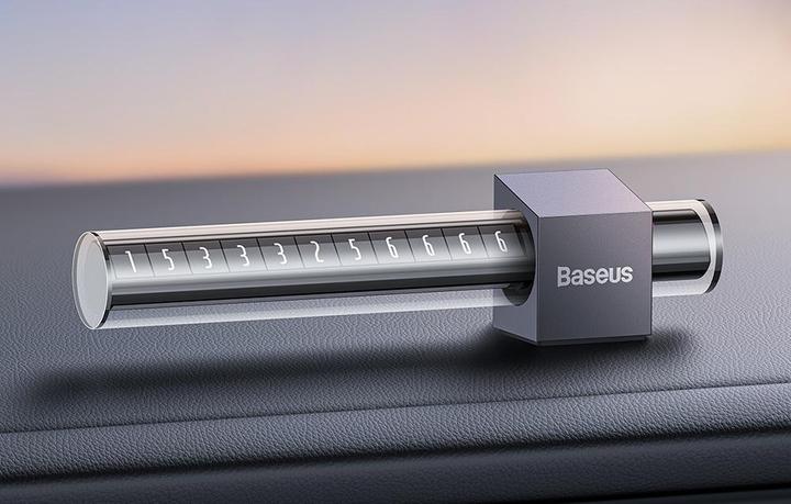 Actual product image Baseus Space Cabin temporary parking number plate