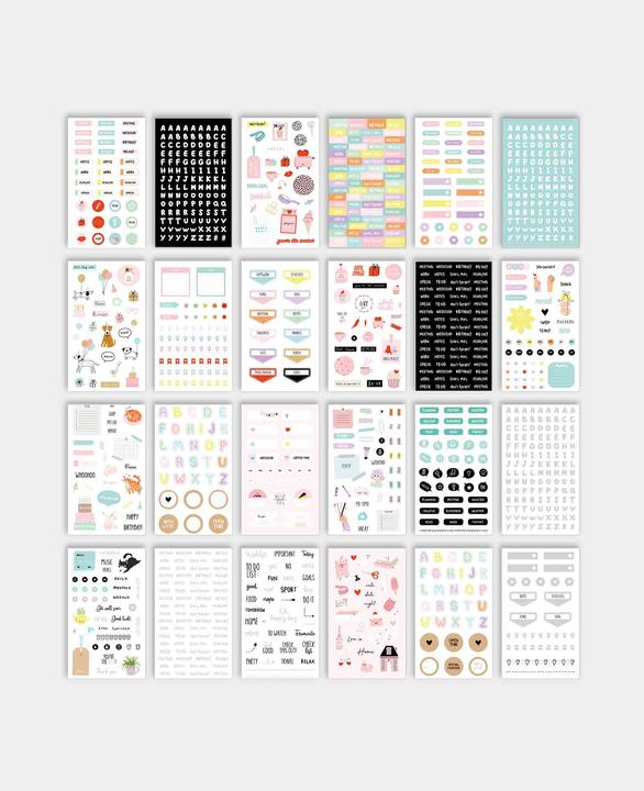 Immagine prodotto I Am Creative Planner Stickerbook I, 24 fogli
