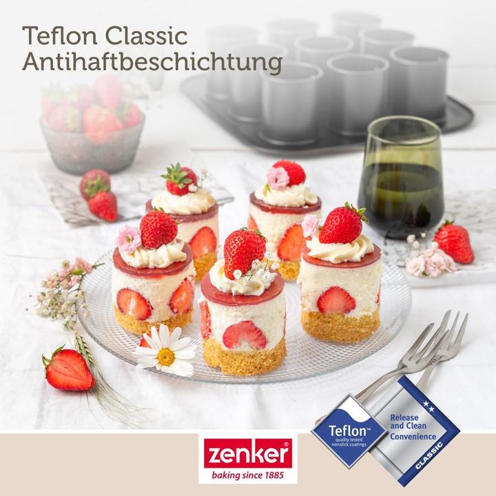 Produktbild Zenker Bake & Go Serie 9er-Törtchenblech mit Transportdeckel
