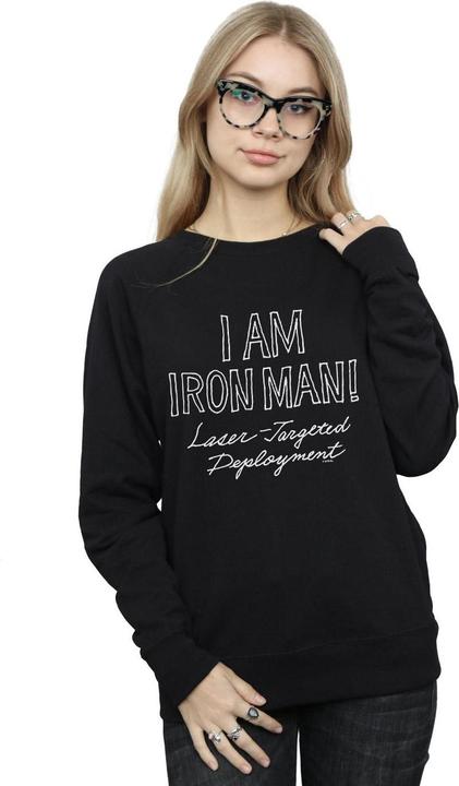 Immagine prodotto I Am Iron Man Felpa Donna (L)
