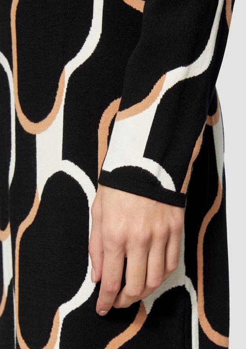 Produktbild S.Oliver Kleid Strick-Kleid mit Stehkragen (36)