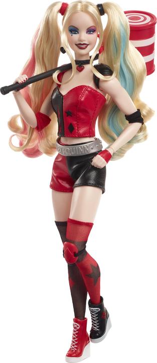 Produktbild Barbie Signature Harley Quinn Sammlerpuppe mit beweglichem Körper, ikonischem Outfit und Schlägel