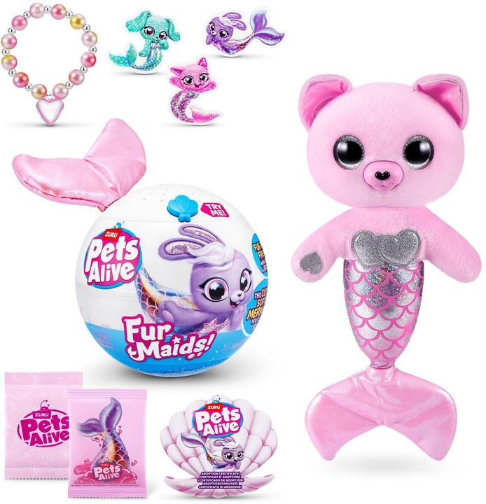 Produktbild Zuru PETS ALIVE-FURMAIDS-PLUSH,S1,SHRINK WRAP,6PC (30 cm)