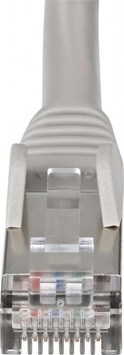 Actual product image StarTech Patch Cable Cat6a 1m Grey (STP, CAT6a, 1 m)