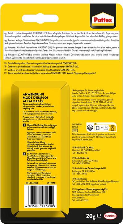 Image du produit Pattex Colle spéciale (20 g)