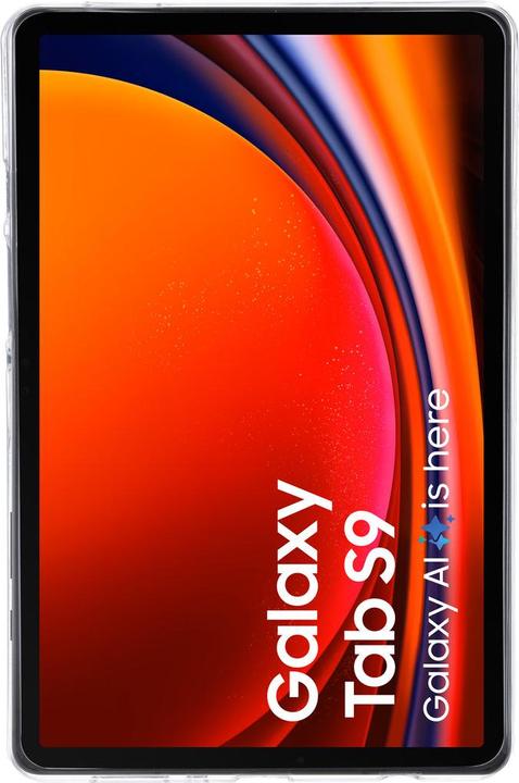 Actual product image Mobiparts TPU Case Samsung Galaxy Tab S9/S9 FE Transparent (Galaxy Tab S9)