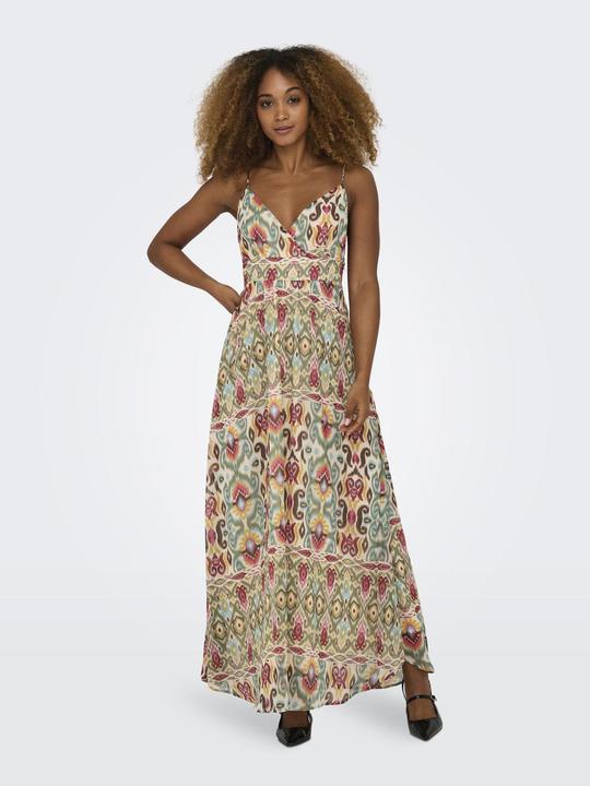 Image du produit Only Coupe normale Col en V Robe midi (M)