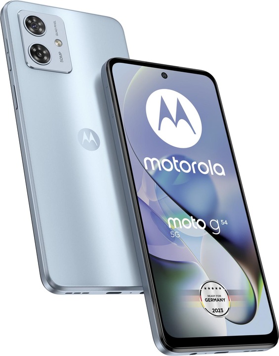 Motorola Moto G54 (256 GB, Blu ghiaccio, 6.50", SIM + eSIM, 50 Mpx, 5G)