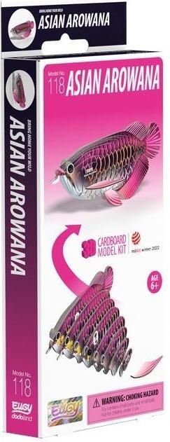 Eugy Asiatischer Arowana-Fisch Eco 3D-Puzzle