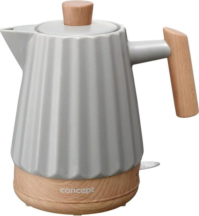 Concept Czajnik elektryczny ceramiczny RK0091 szary (1.50 l)