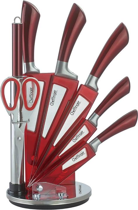 Image du produit Cheffinger Set de 8 couteaux professionnels