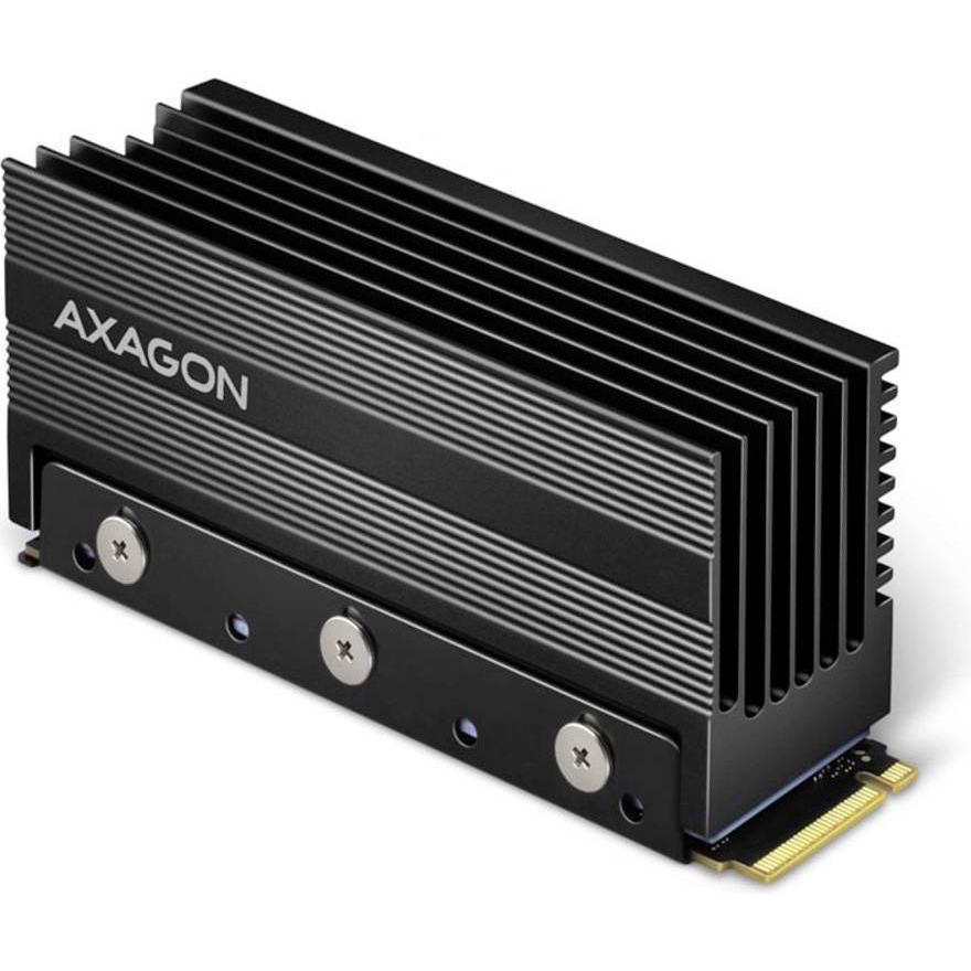 Axagon CLR-M2XL passive - M.2 SSD, 2280 - Aluminium-Heatspreader mit Kühlrippen, SSD + Festplatte Zubehör