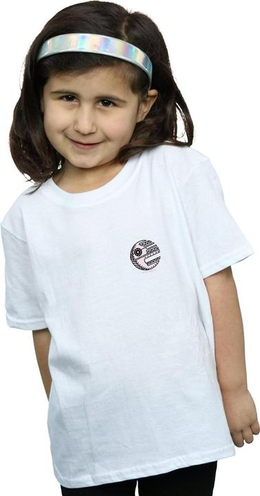 Produktbild Star Wars Death Star Chest Print TShirt Mädchen (152, 158)