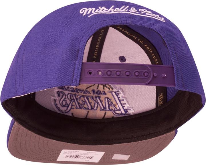 Actual product image Mitchell & Ness NBA Los Angeles Lakers Team Ground 2.0 Snapback Cap (One size)