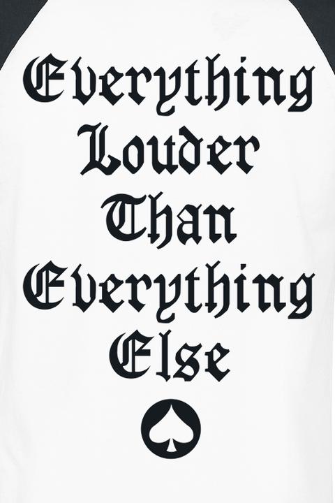 Produktbild Merchcode Motörhead Everything Louder Raglan Tee (S)