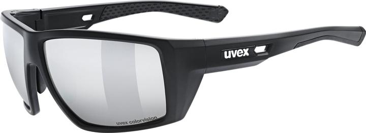 Actual product image Uvex Sports mtn venture CV (black matt (silver), colourvision serious silver)
