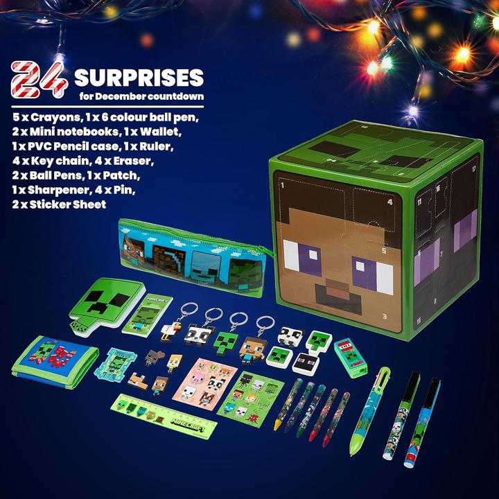 Actual product image Minecraft Advent calendar
