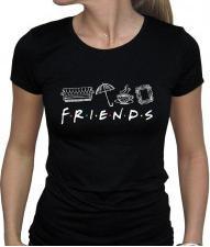 Immagine prodotto ABYstyle FRIENDS - Tshirt Friends donna SS nero - Basic (M)