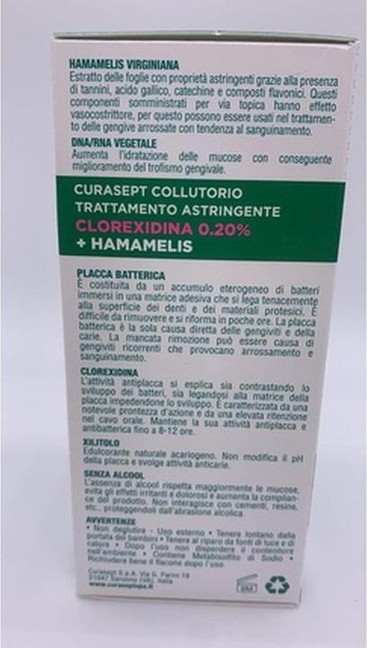 Immagine prodotto Curasept ADS Collutorio astringente alla clorexidina 0,20% 200ml (200 ml, Collutorio)