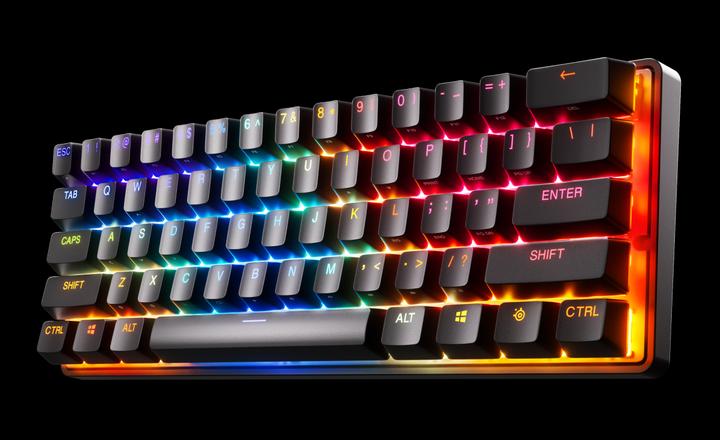 Actual product image SteelSeries Apex Pro Mini Wireless (US, Cable, Wireless)