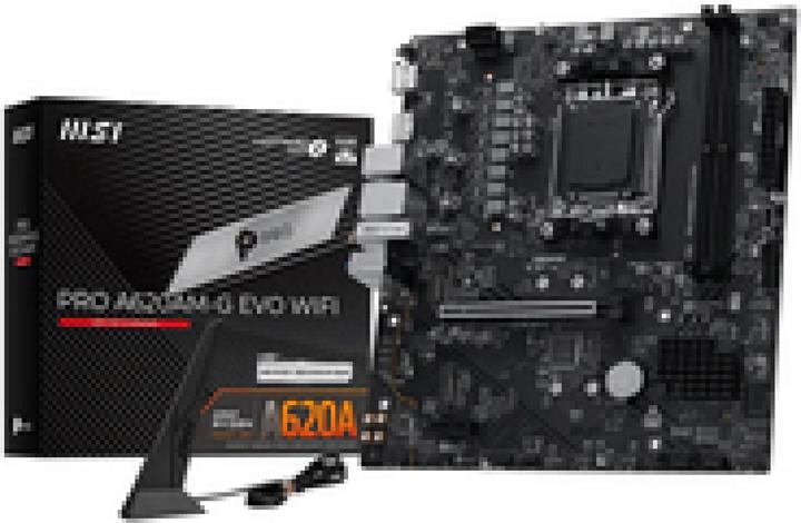 Actual product image MSI Pro A620AM-G EVO WIFI (AM5, AMD A620, mATX)