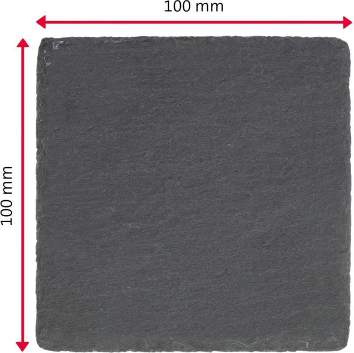 Actual product image Westmark Natural Slate Coaster Set of 8 (8x, Glass coaster)
