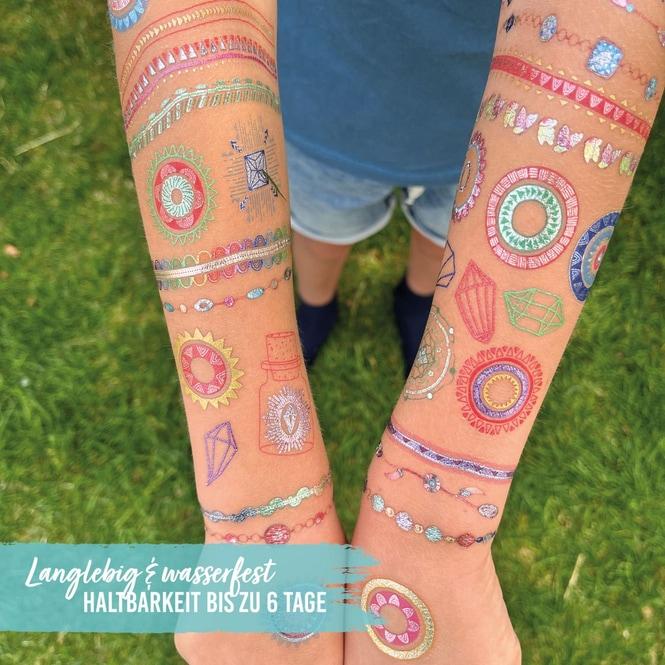 Immagine prodotto Papierdrachen Tatuaggi metallici - Elementi di gioielleria