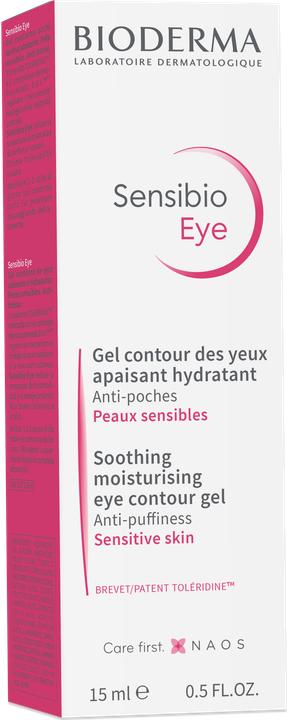 Image du produit Bioderma Sensibio Contour des yeux pour peau sensible 15 Ml (Gel pour le soin des yeux, 15 ml, Jour + nuit)