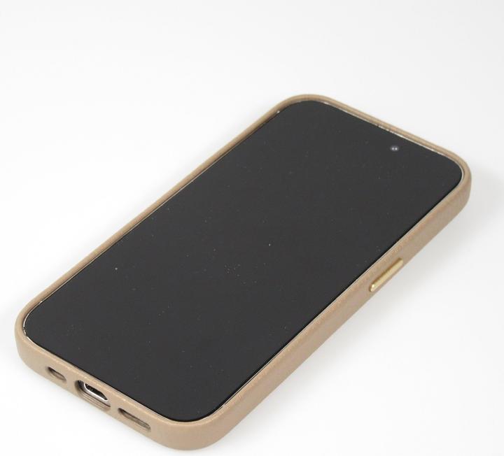 Image du produit PhoneLook Coque Cuir de veau luxe grainé intégral avec boutons métalliques et MagSafe (Apple iPhone 14 Pro)